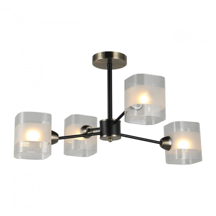 

Люстра на штанге IMEX Lasso MD.51742-4-S-BK+AB, Lasso