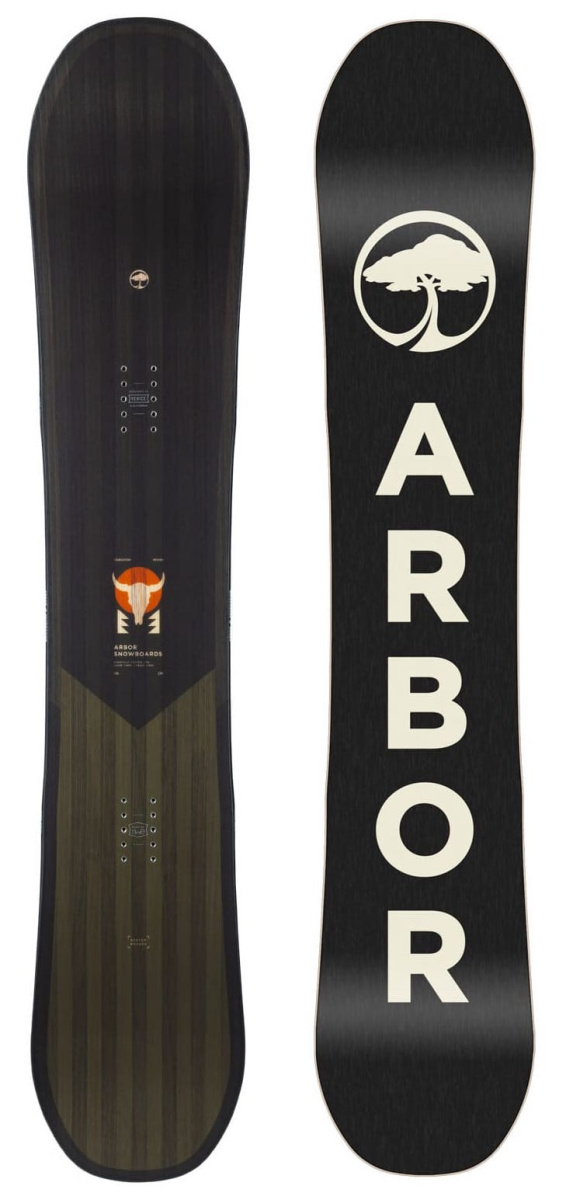 Сноуборд Arbor Foundation black/brawn 156 mW см 2022-2023