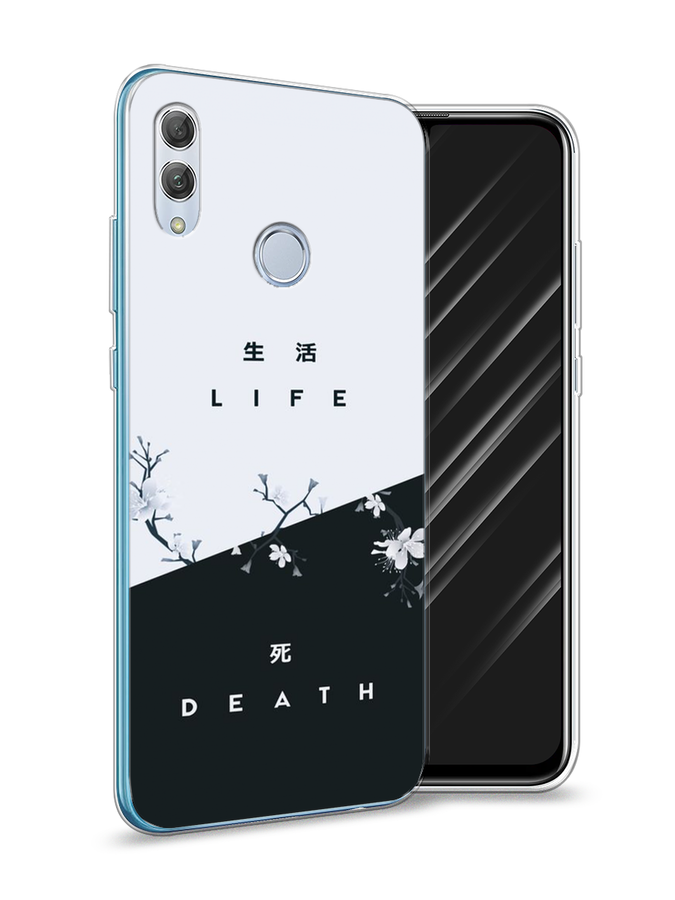 фото Чехол awog "life and death" для huawei p smart 2019