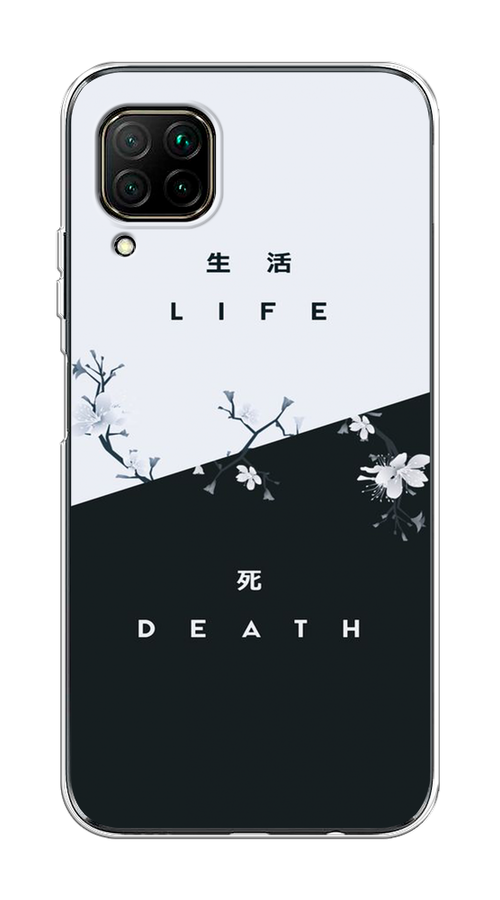 

Чехол Awog на Huawei Nova 6 SE "Life and death", Черный;серый, 611750-7