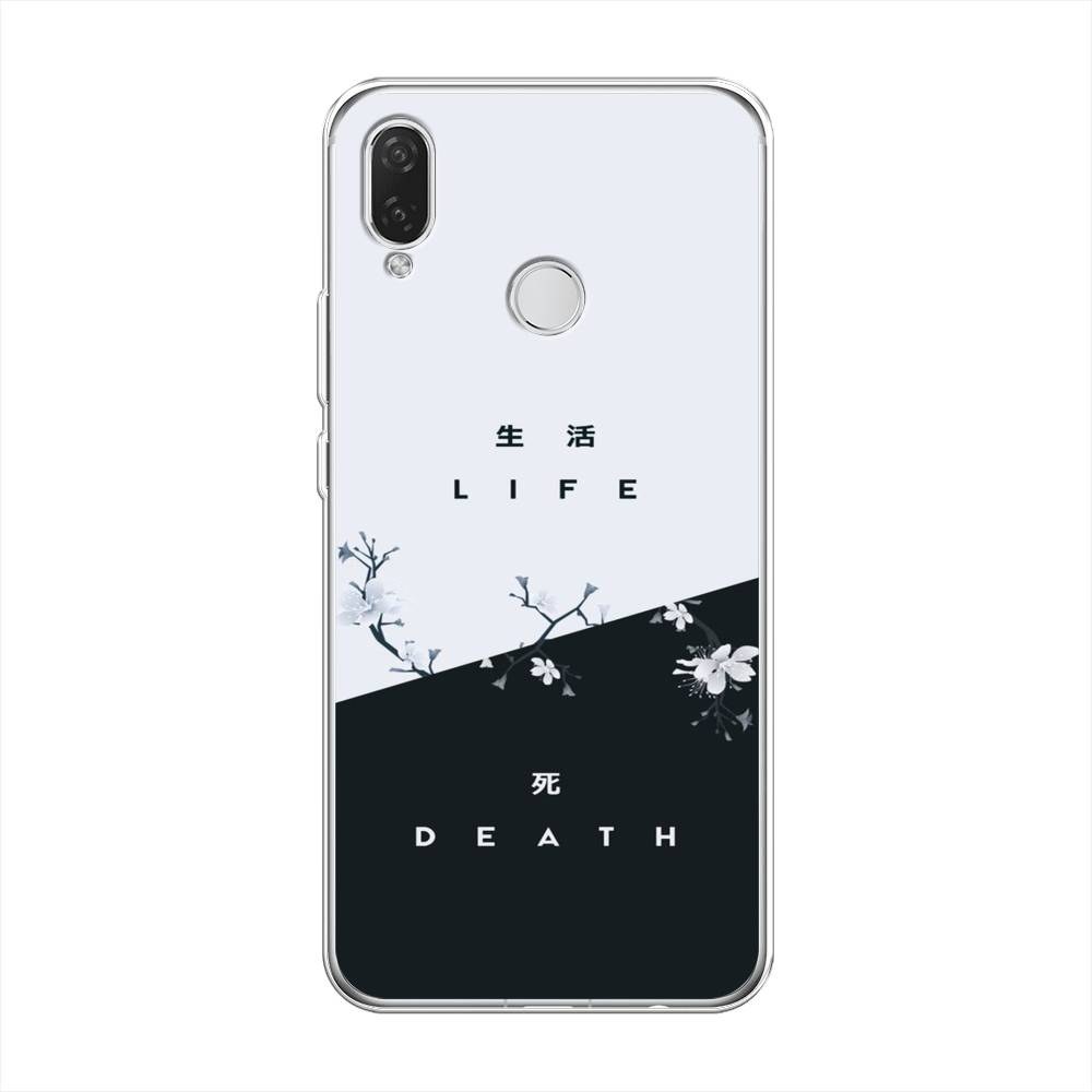 

Чехол Awog на Huawei Nova 3i "Life and death", Черный;серый, 68350-7