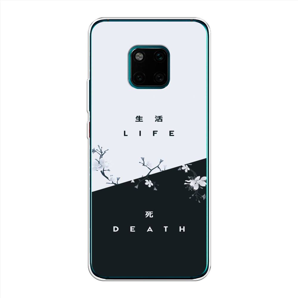 

Чехол Awog на Huawei Mate 20 Pro "Life and death", Черный;серый, 67050-7