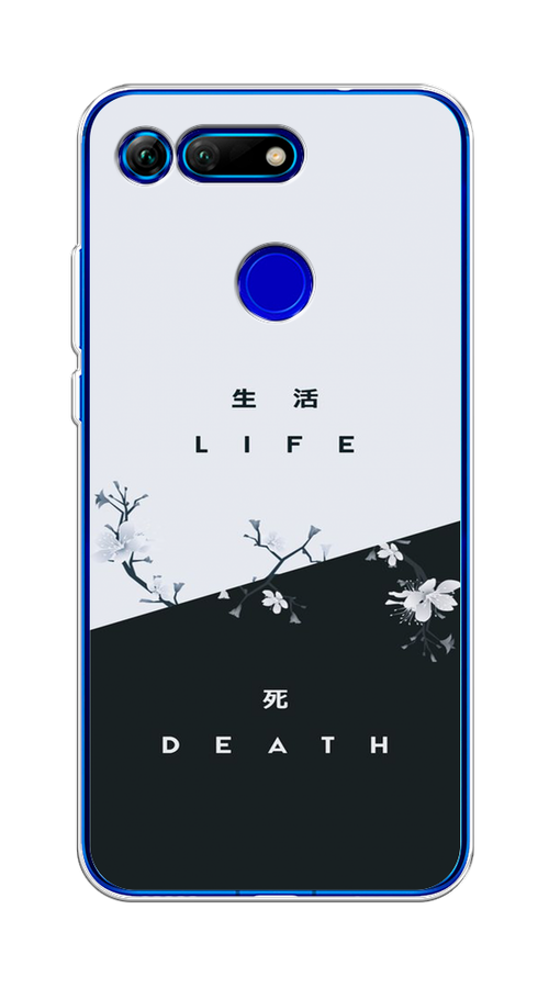 

Чехол Awog на Honor V20 (View 20) "Life and death", Черный;серый, 67350-7