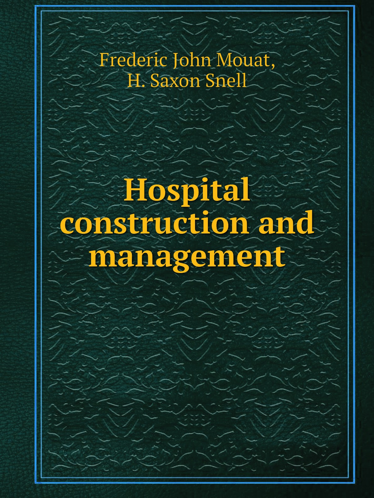 

Hospital construction and management