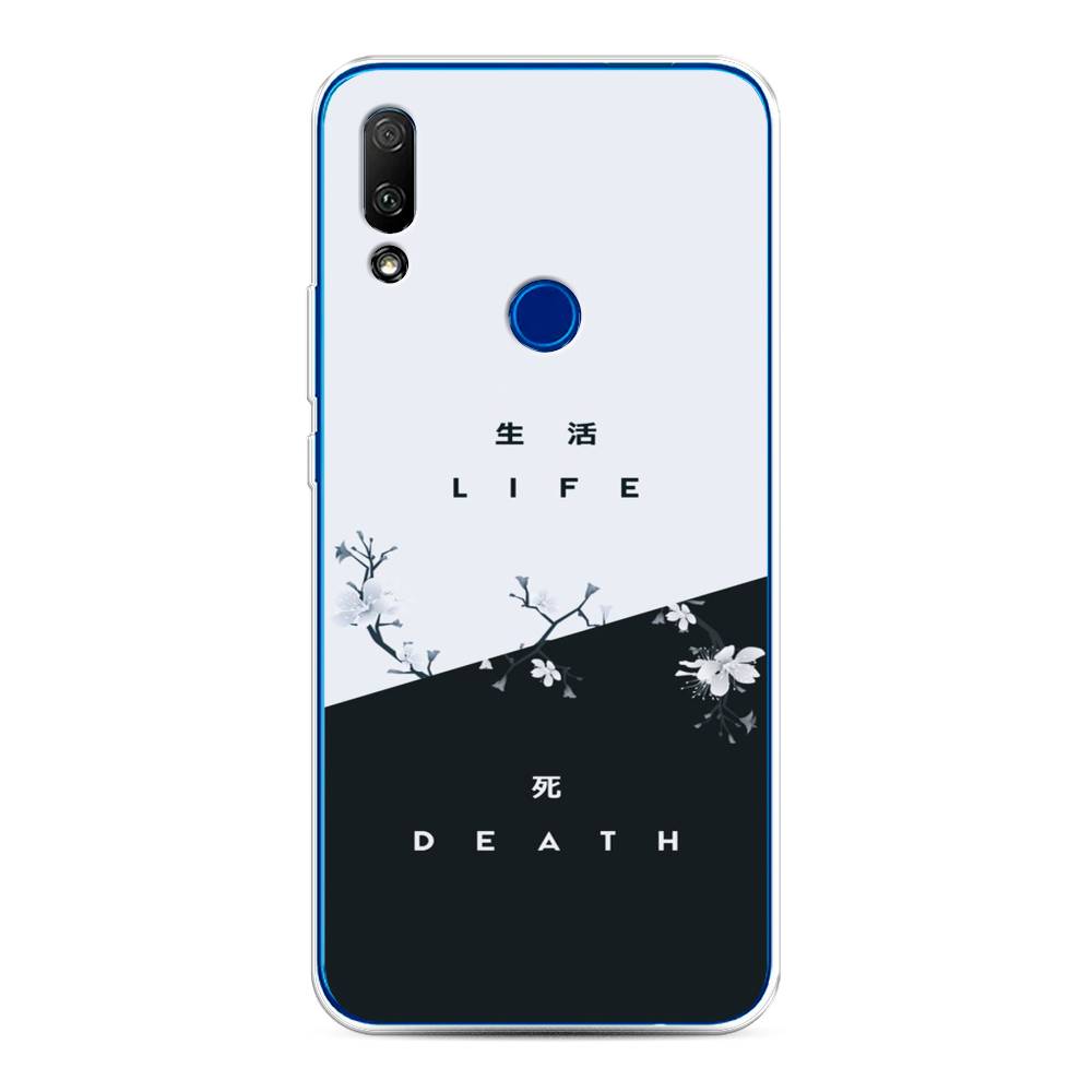 

Чехол Awog на Honor 9X "Life and death", Черный;серый, 69950-7