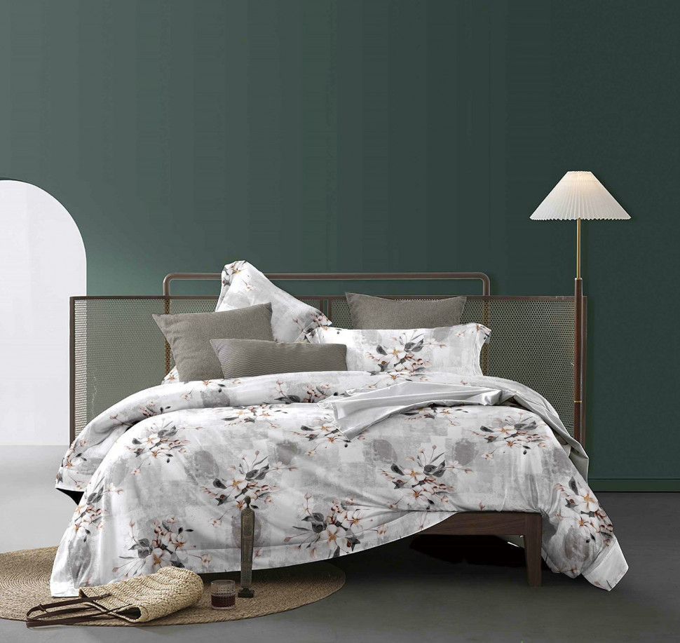 Комплект постельного белья Alanna Vega Поплин Простынь на резинке Евро 3490₽