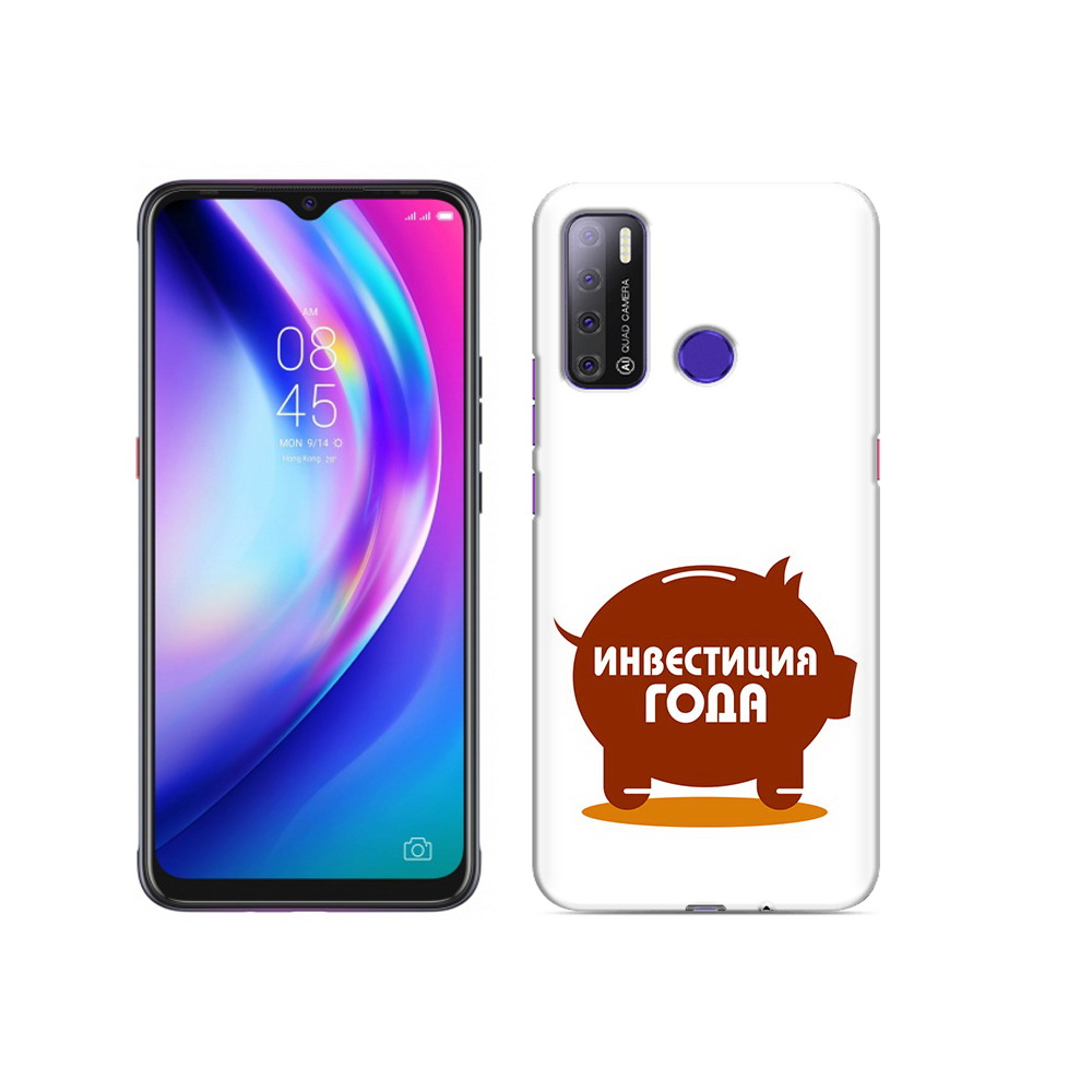 

Чехол MyPads Tocco для Tecno Pouvoir 4 инвестиция, Прозрачный, Tocco