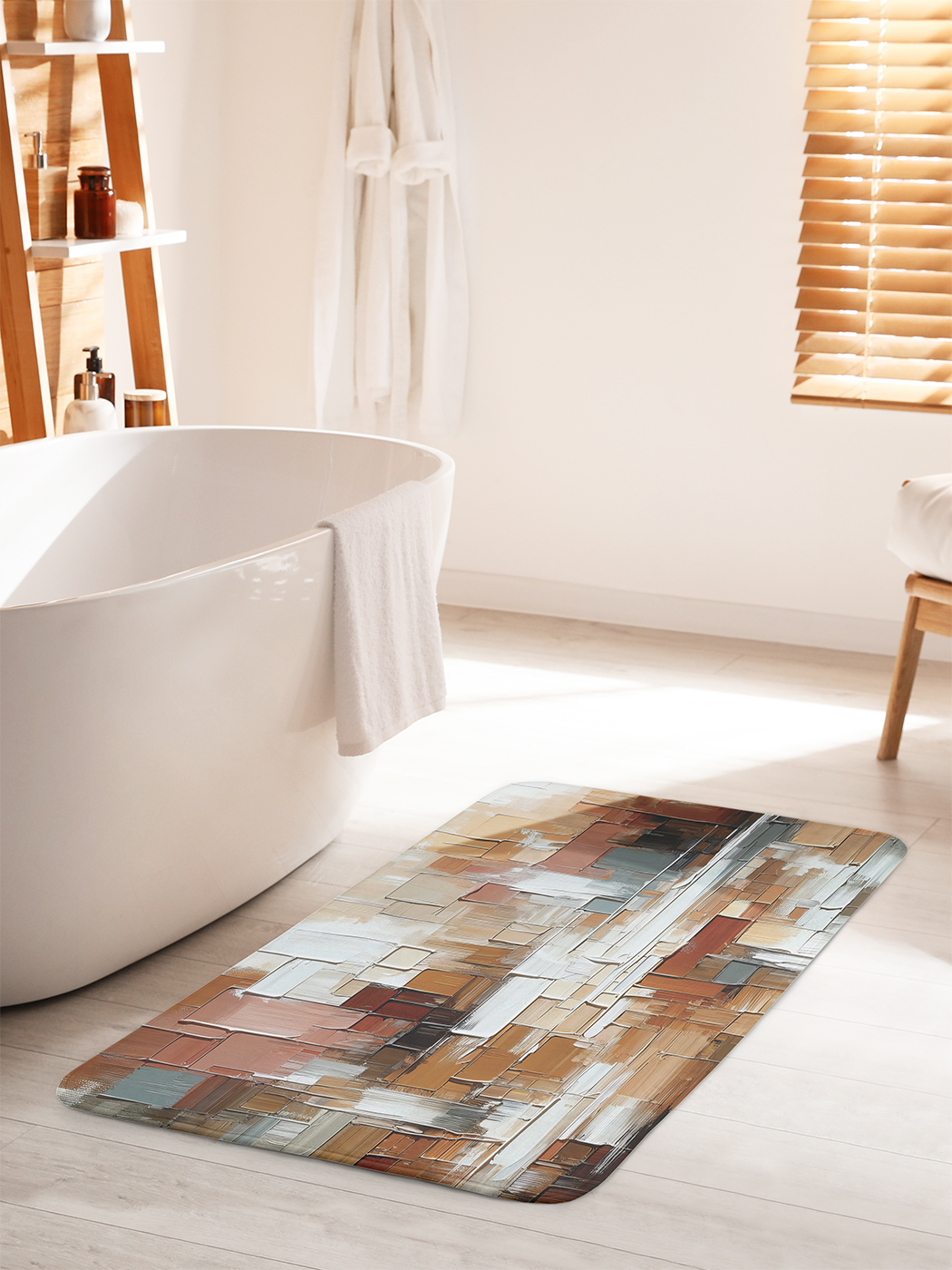 

Коврик для ванной туалета душа JoyArty "Обильная краска", bath_sd1680_60x100