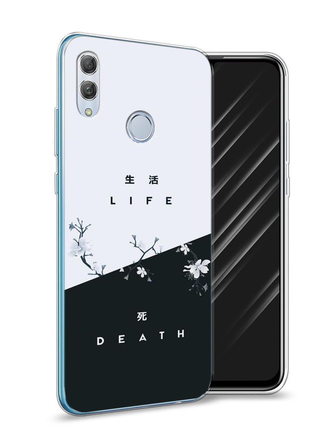 

Чехол Awog на Honor 10 Lite "Life and death", Черный;серый, 67550-7