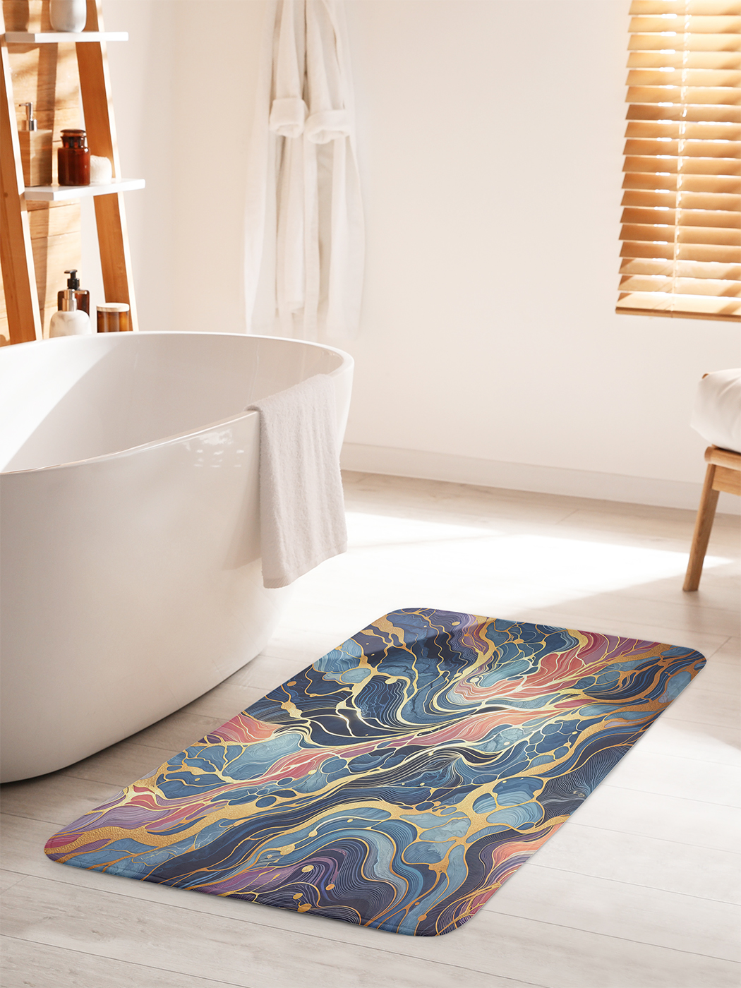 

Коврик для ванной туалета душа JoyArty "Мраморная картина", bath_sd1690_60x100