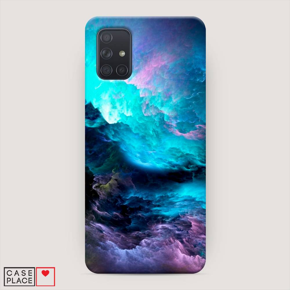 

Пластиковый чехол "Бирюзовое небо" на Samsung Galaxy A71, 29020-3