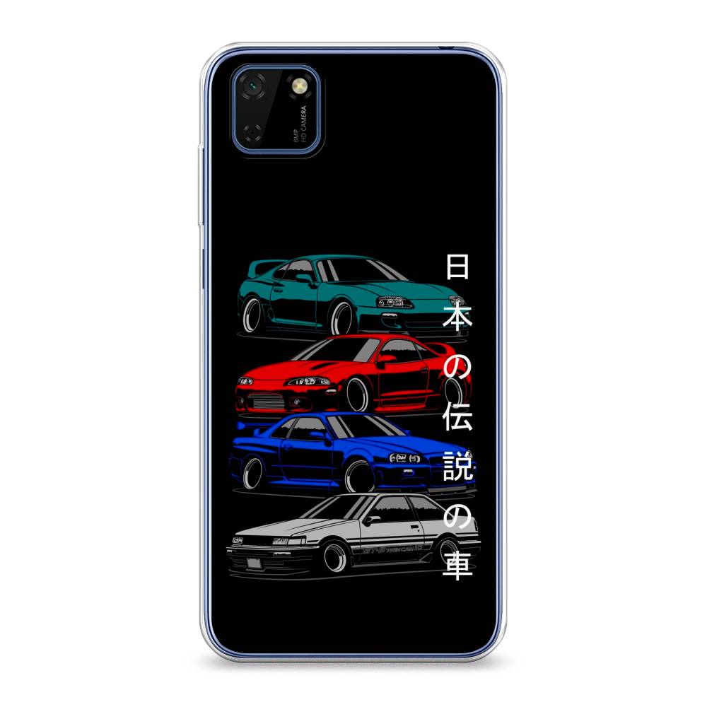 

Чехол Awog на Huawei Y5p "JDM Legend cars", Зеленый;красный;синий, 6103750-5