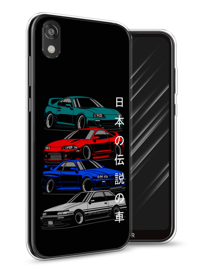 

Чехол Awog на Huawei Y5 2019 "JDM Legend cars", Зеленый;красный;синий, 69050-5