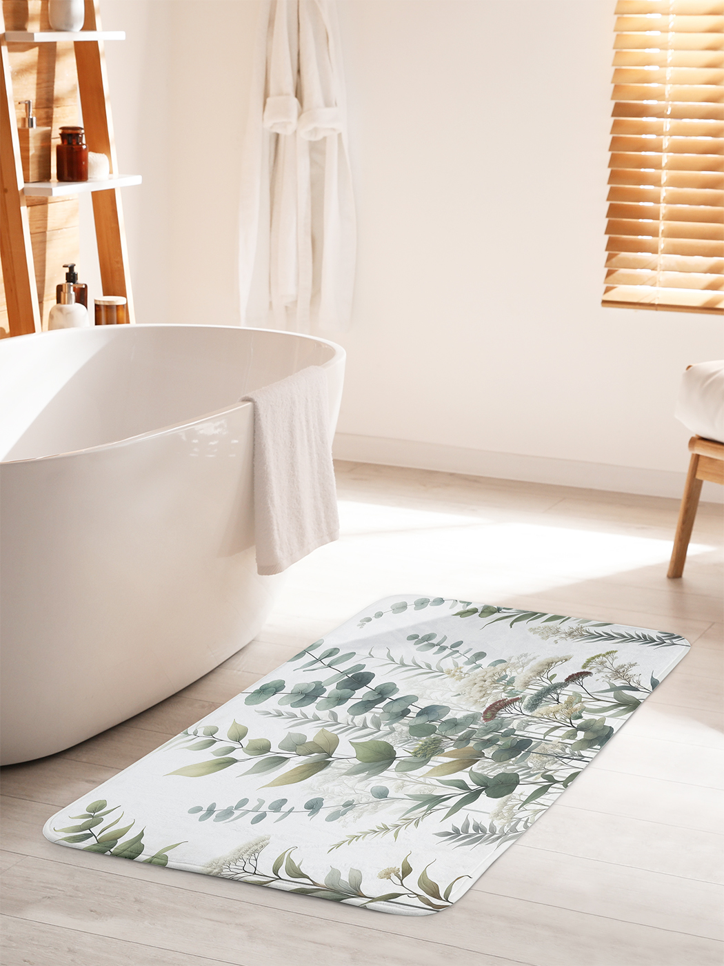 

Коврик для ванной туалета душа JoyArty "Сухоцветы", bath_sd1792_60x100