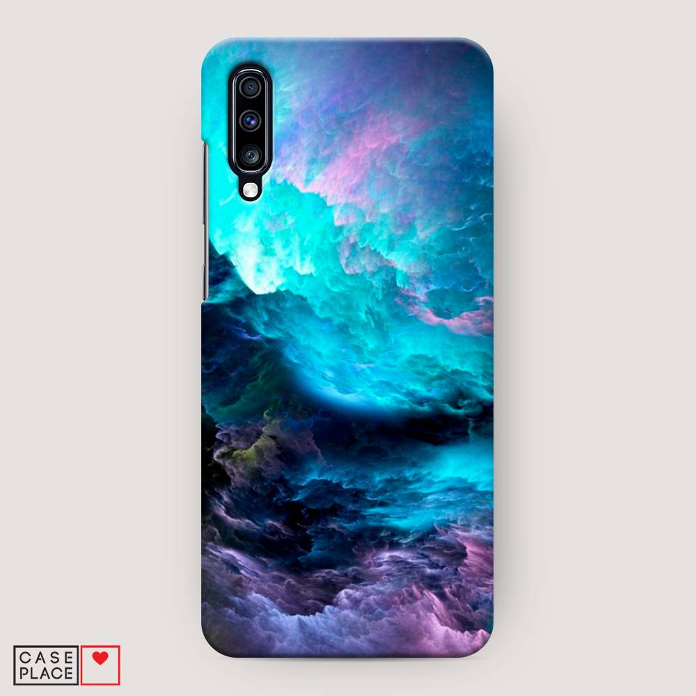 

Пластиковый чехол "Бирюзовое небо" на Samsung Galaxy A70, 28120-3