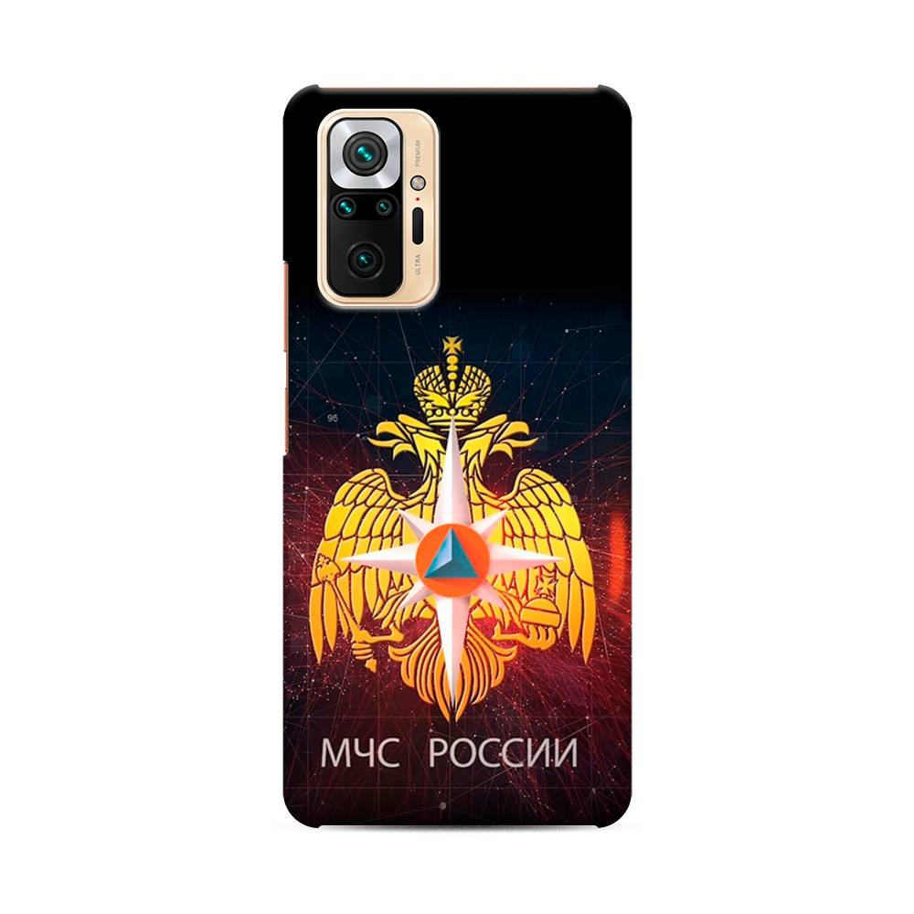 фото Пластиковый чехол "мчс россии" на xiaomi redmi note 10 pro awog