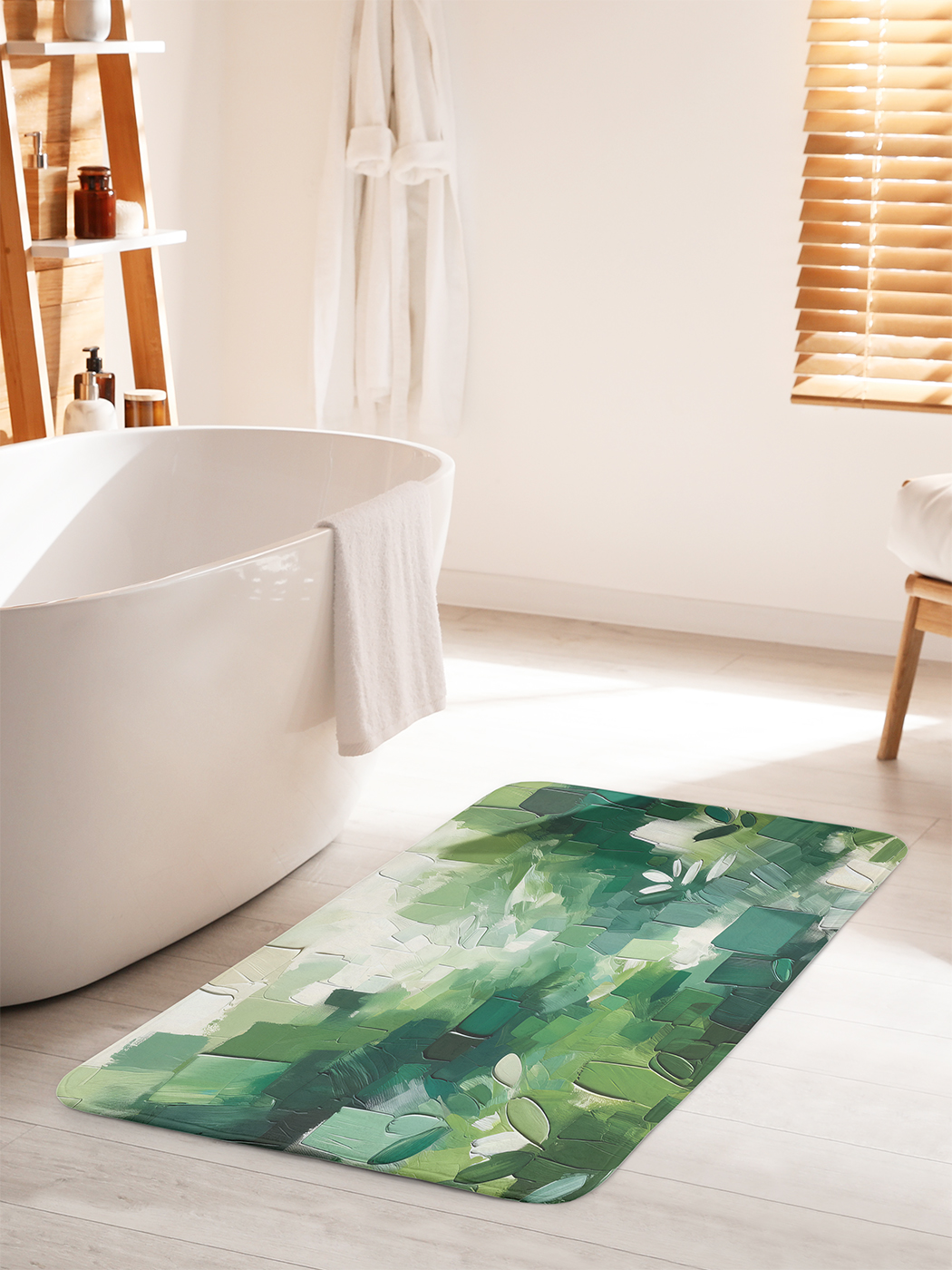 

Коврик для ванной туалета душа JoyArty "Мазки краской", bath_sd1798_60x100