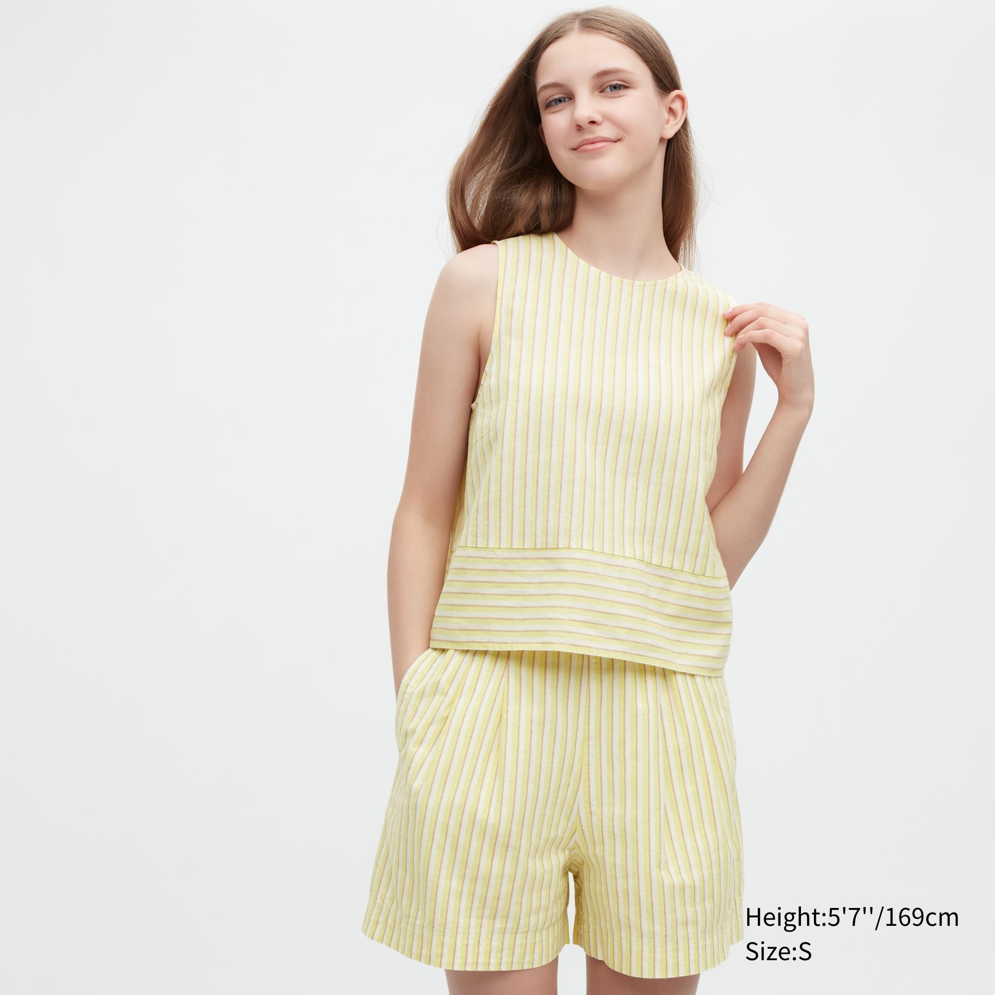 Топ женский UNIQLO 457953COL44 желтый M (доставка из-за рубежа)