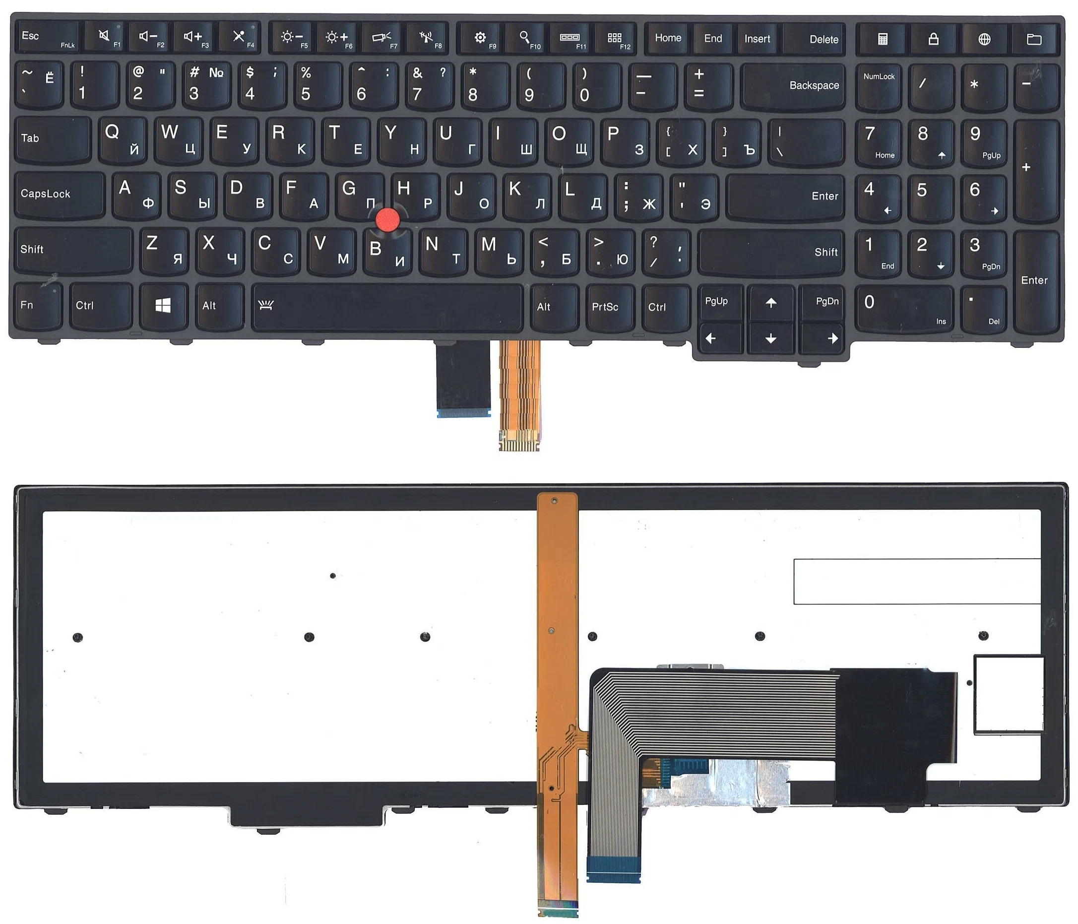 

Клавиатура для ноутбука Lenovo ThinkPad Edge E531, E540 Series, p/n: 04Y2426, 0C44991, 0C4