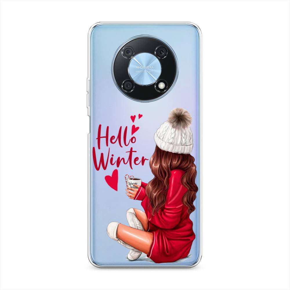 

Чехол для Huawei Nova Y90 "Hello winter", Красный;белый;коричневый, 6109350-5