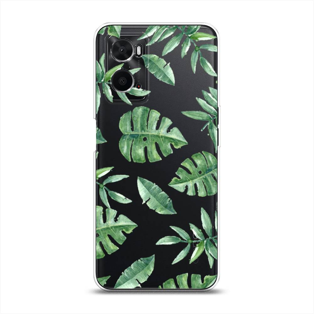 

Чехол Awog на Oppo A36 "Нарисованные пальмовые листья", Разноцветный, 259950-4