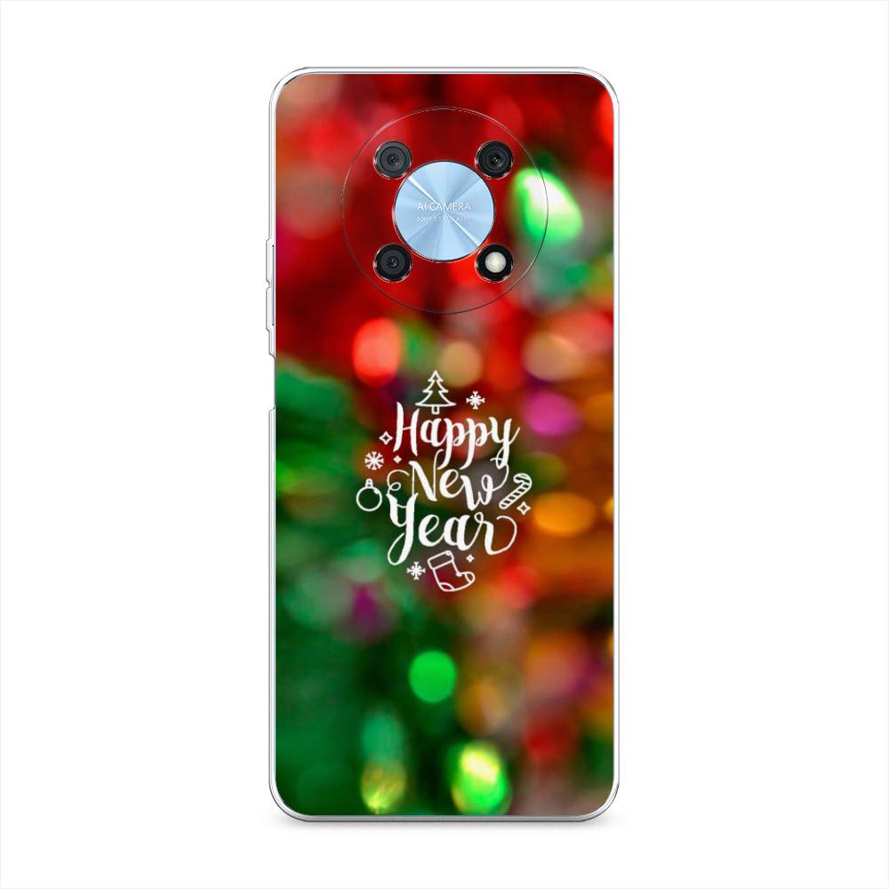 

Чехол для Huawei Nova Y90 "Новый Год на елке", Зеленый;красный;желтый, 6109350-5