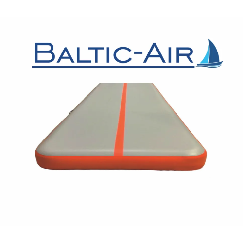 Акробатическая дорожка BalticAir 1000 x 200 x 20 Серая с оранжевым боком 2055