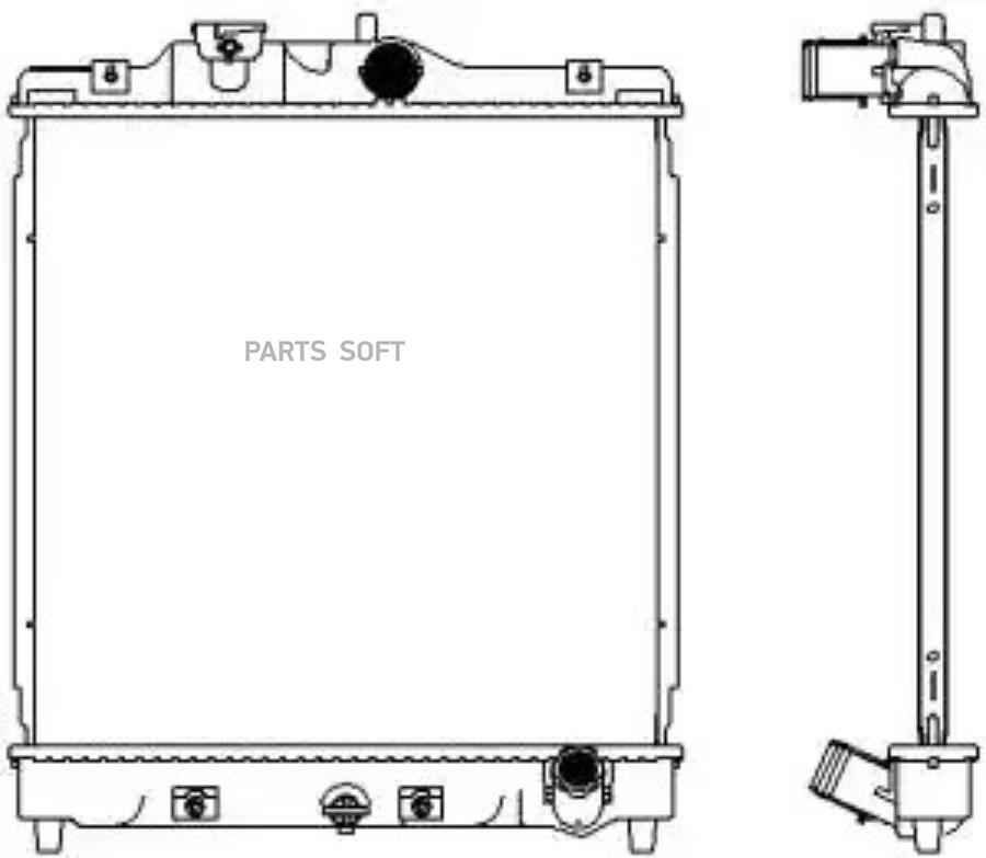 Радиатор Сист. Охл. Sakura 3 Sakura арт. 32111046
