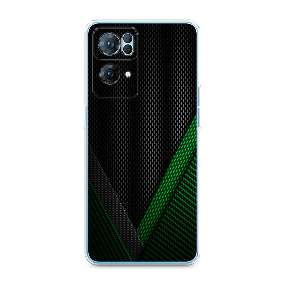 

Чехол Awog на Oppo Reno 7 Pro "Зеленый карбон", Разноцветный, 258250-3