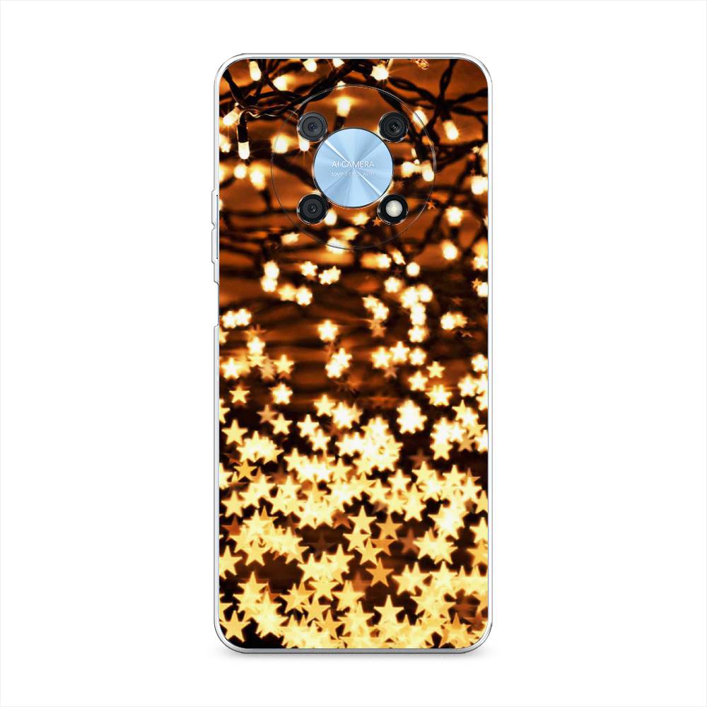 

Чехол для Huawei Nova Y90 "Новогодняя гирлянда", Золотистый, 6109350-5