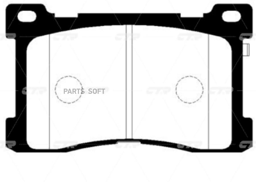

Тормозные колодки Ctr GK0505