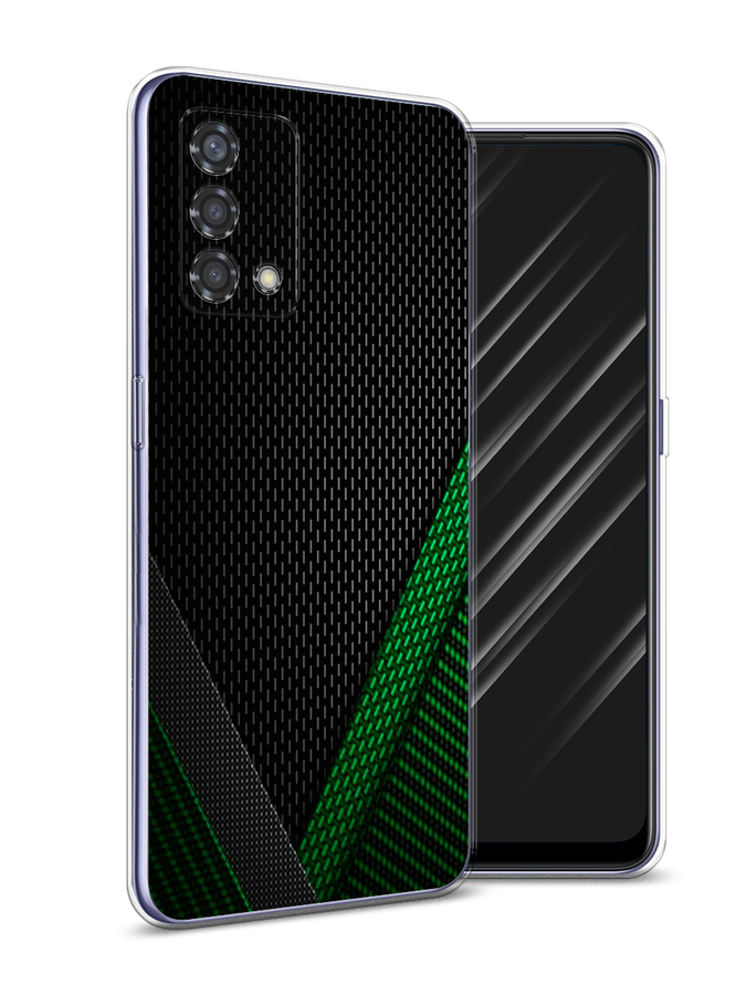 

Чехол Awog на Oppo Reno 6 Lite "Зеленый карбон", Разноцветный, 259550-3
