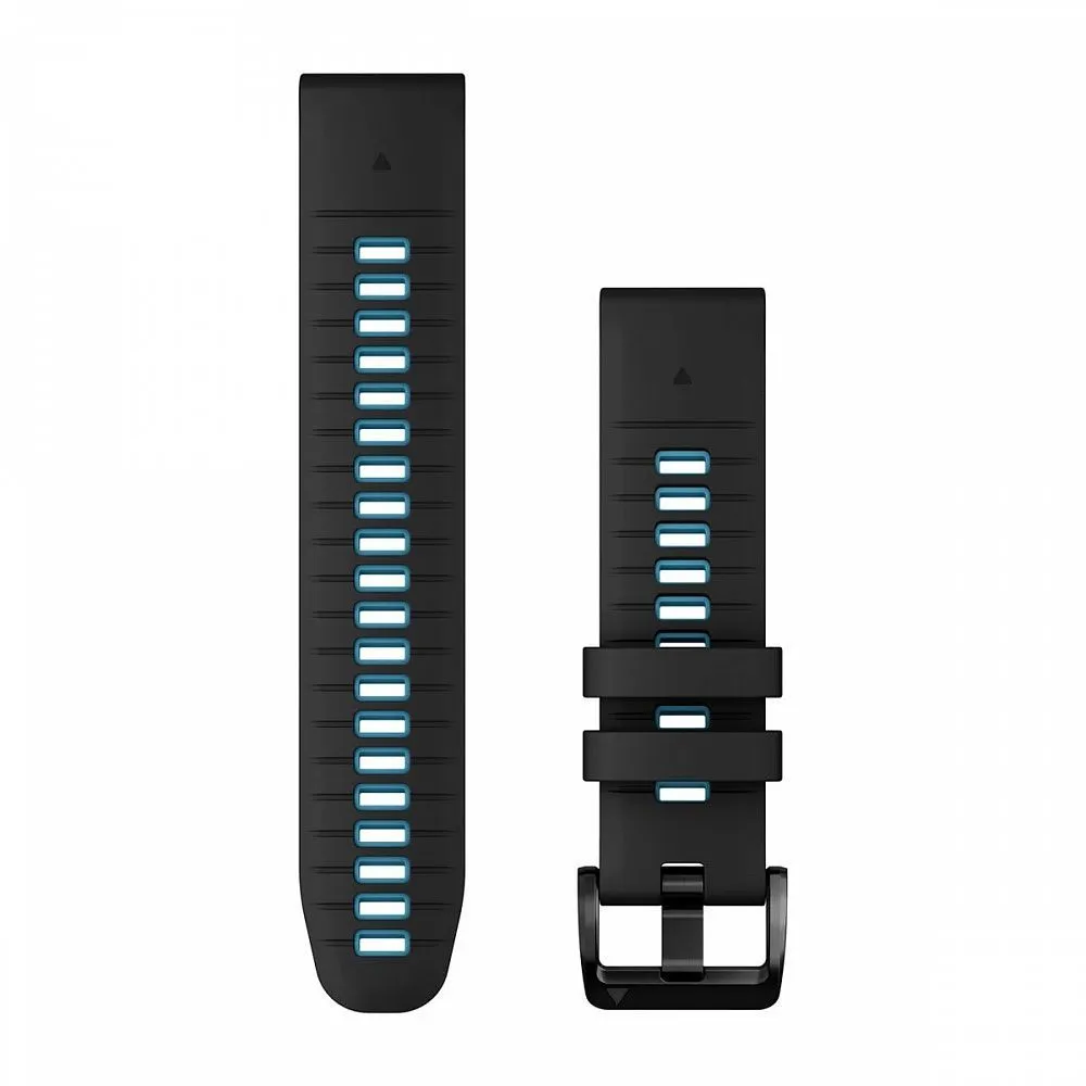 

Ремешок из двух частей унисекс GARMIN 010-13280 черно-голубой, Черный, 010-13280