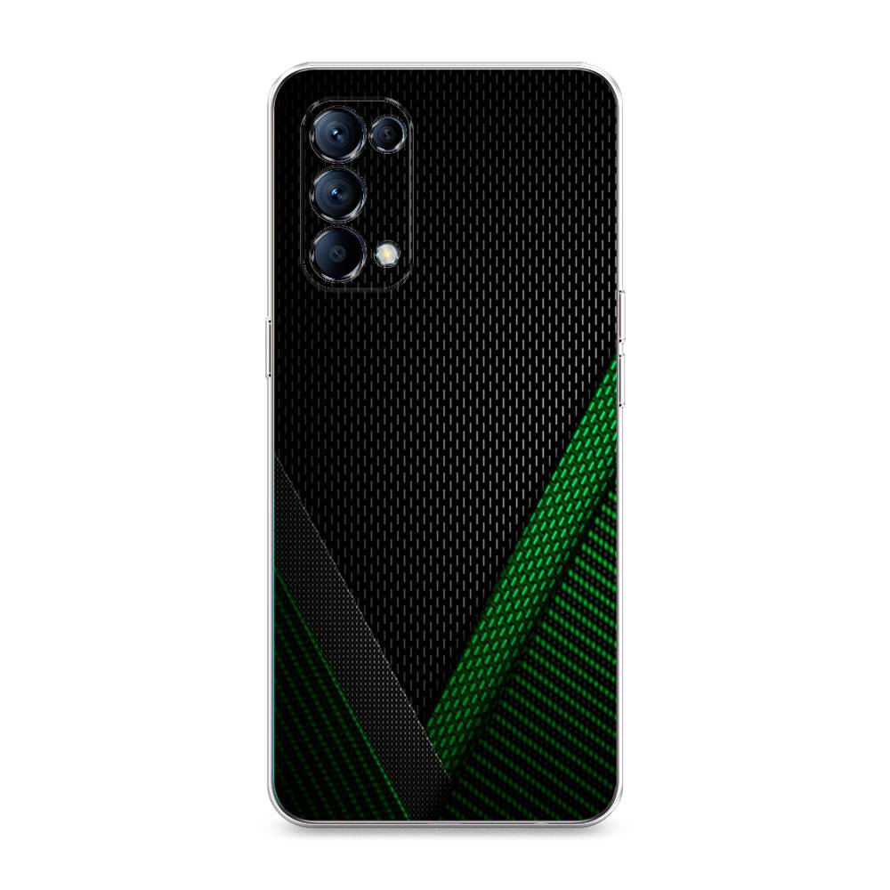 

Чехол Awog на Oppo Reno 5 "Зеленый карбон", Разноцветный, 255250-3