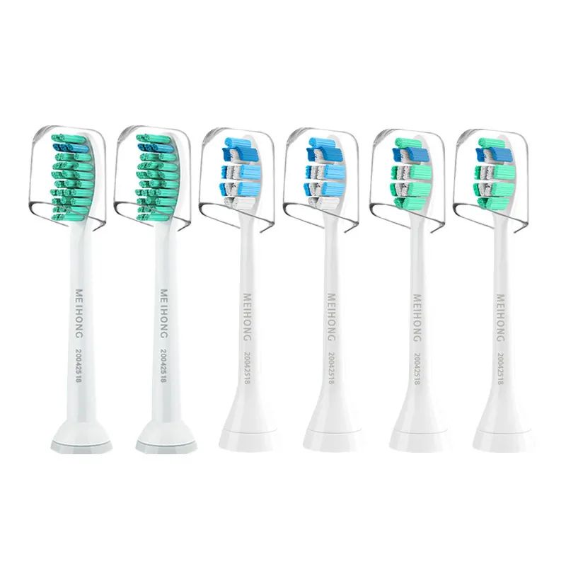 Насадки для электрических зубных щеток Philips Sonicare 6 шт набор зубных щеток xiaomi dr bei bass method toothbrush classic version 4 шт