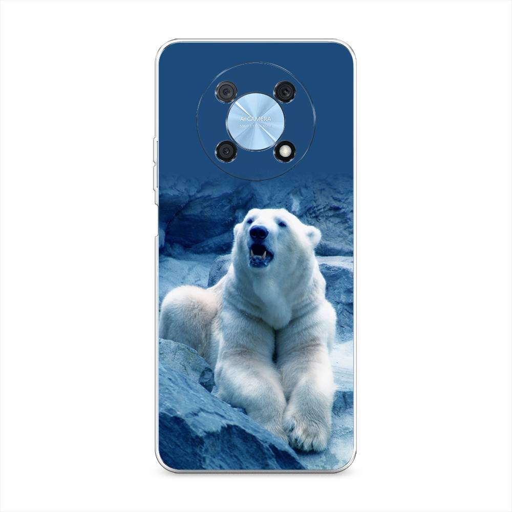 

Чехол для Huawei Nova Y90 "Белый медведь", Голубой;белый, 6109350-1
