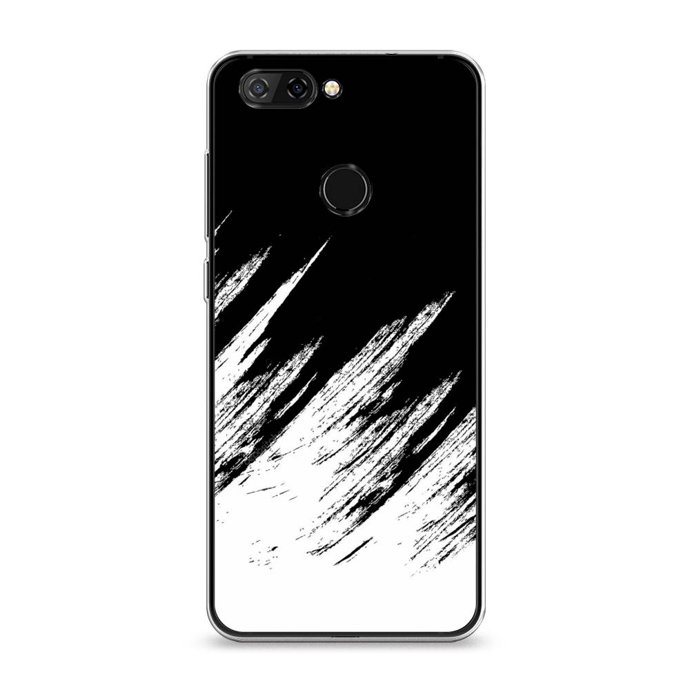 

Чехол Awog на ZTE Blade V9 / ЗТЕ Блэйд V9 "Черно белые брызги", Разноцветный, 132450-3