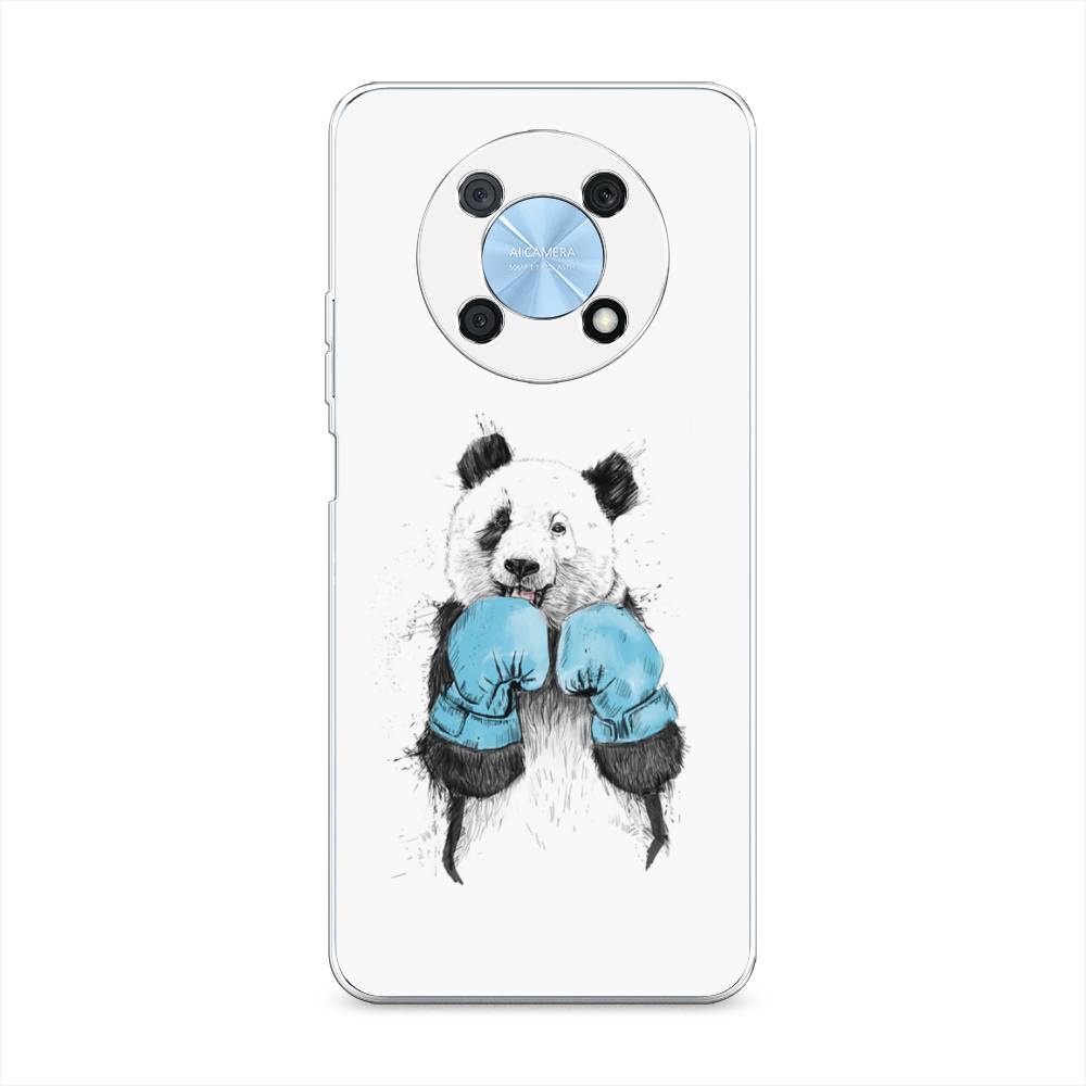 

Чехол для Huawei Nova Y90 "Панда боксер", Голубой;белый;серый, 6109350-1