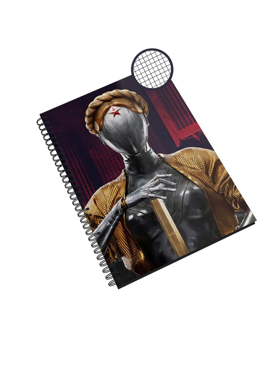 

Блокнот Каждому Своё "Atomic heart/Атомное сердце" NP-GMAT1-A5/5 A5 48л в клетку, NP-GMAT1-A5/5