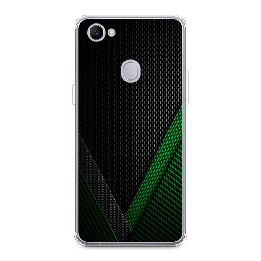 

Чехол Awog на Oppo F7 "Зеленый карбон", Разноцветный, 250350-3