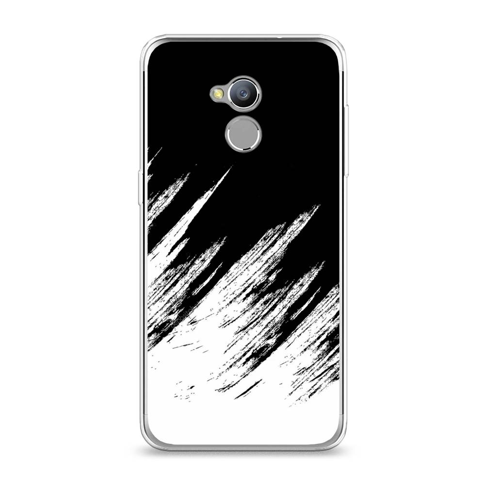 

Чехол Awog на ZTE Blade V7 Lite / ЗТЕ Блэйд V7 Lite "Черно белые брызги", 130450-3