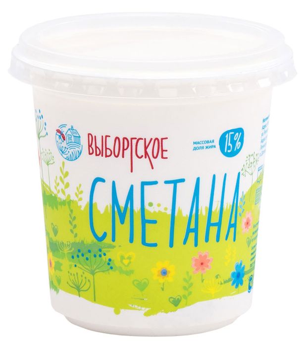 

Сметана Русь Продукт 15% 350 г