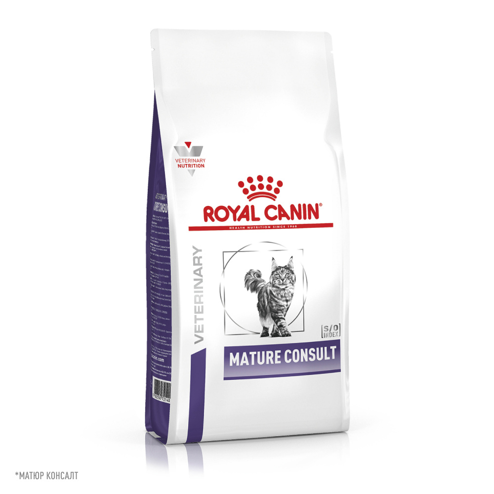 фото Сухой корм для кошек royal canin senior consult stage 1 старше 7 лет, домашняя птица,1,5кг