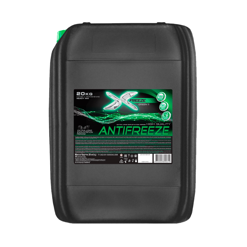 Антифриз X-FREEZE 430206162 зеленый