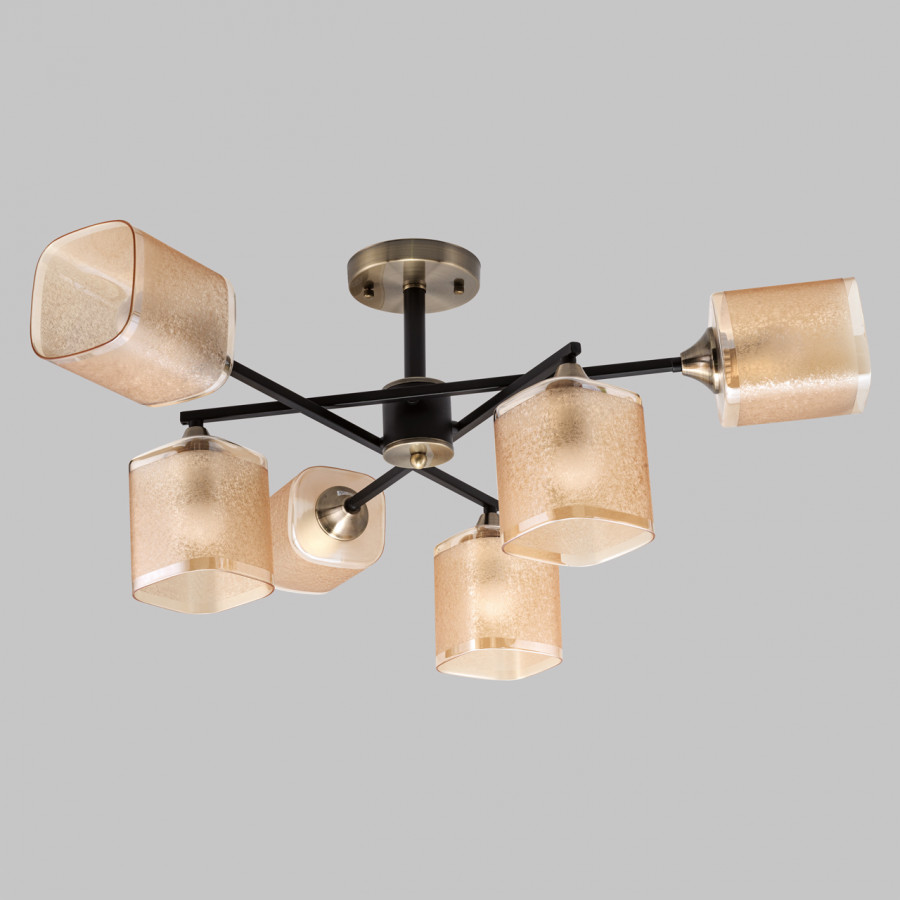 

Люстра на штанге IMEX MD.4212-6-S-BK+AB