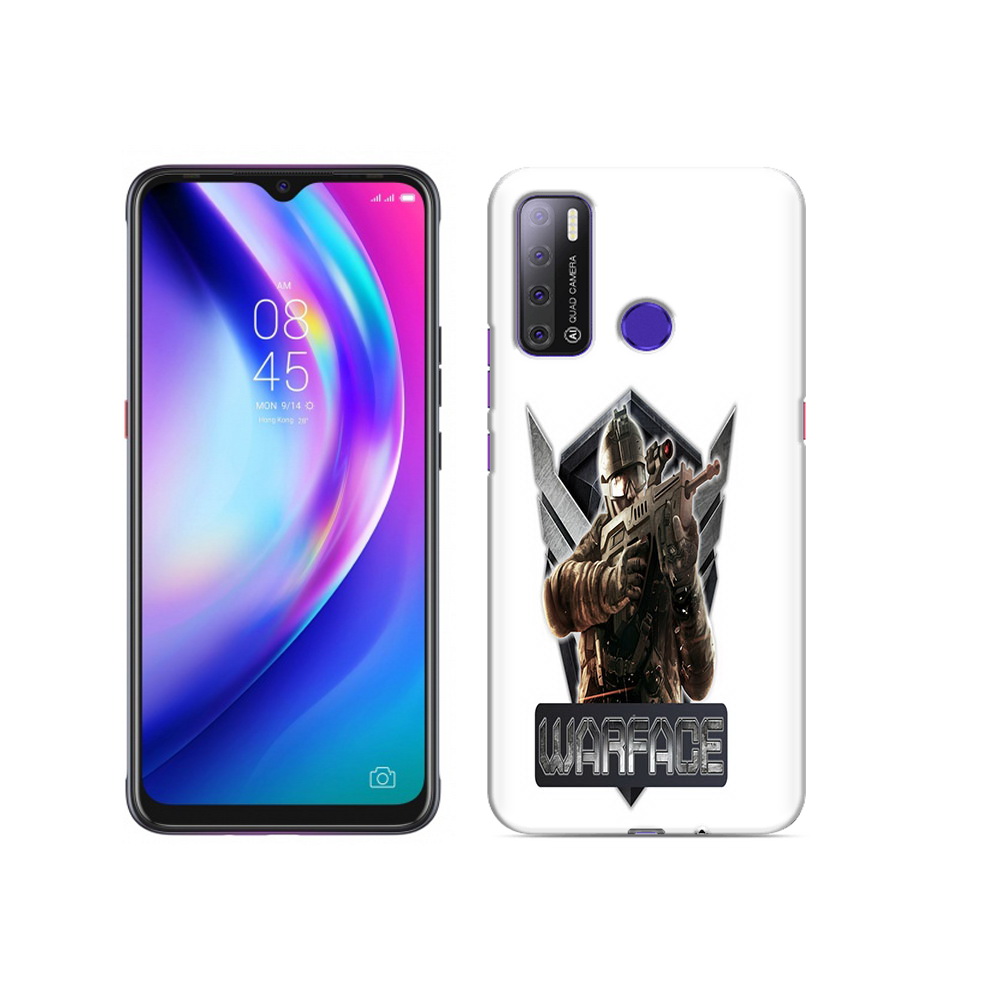 

Чехол MyPads Tocco для Tecno Pouvoir 4 игра про войну, Прозрачный, Tocco