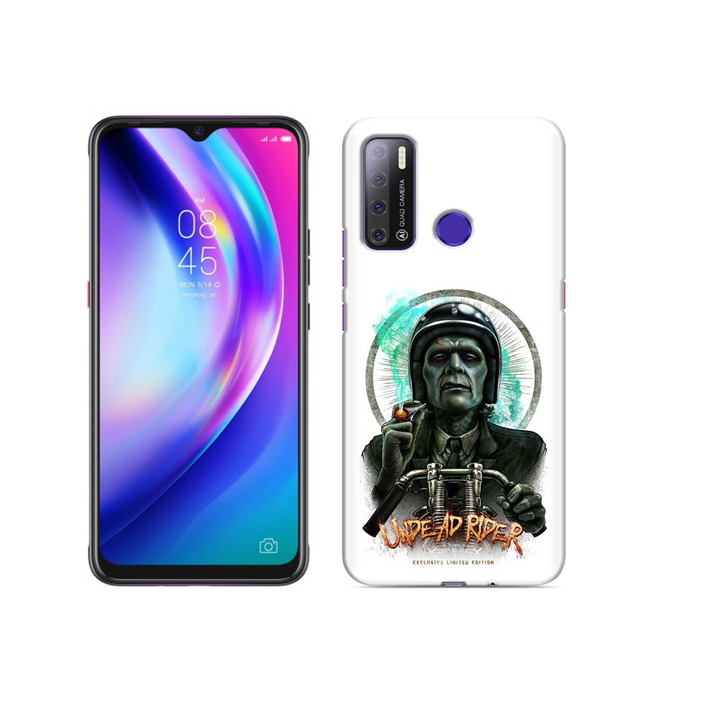 

Чехол MyPads Tocco для Tecno Pouvoir 4 зеленый мужчина с сигаретой на мотоцикле, Прозрачный, Tocco