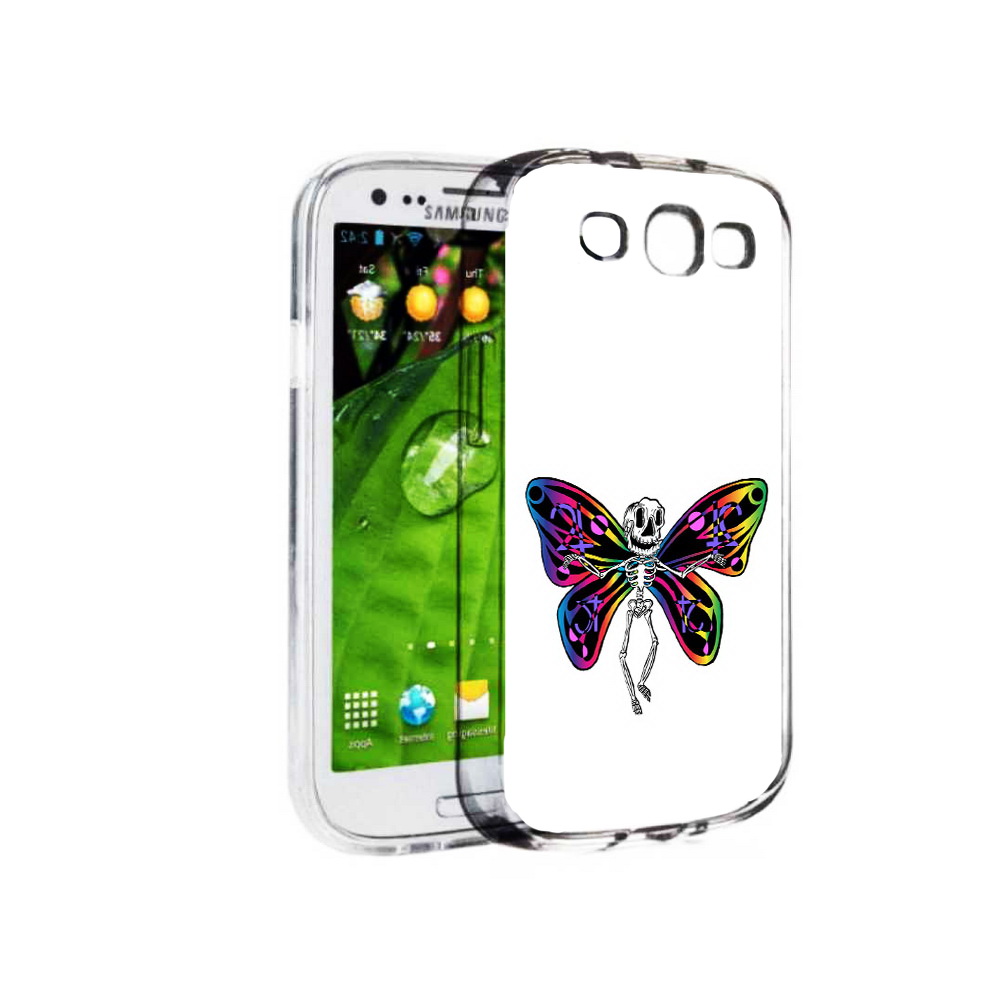 

Чехол MyPads Tocco для Samsung Galaxy S3 эффект бабочки (PT123108.507.701), Прозрачный, Tocco