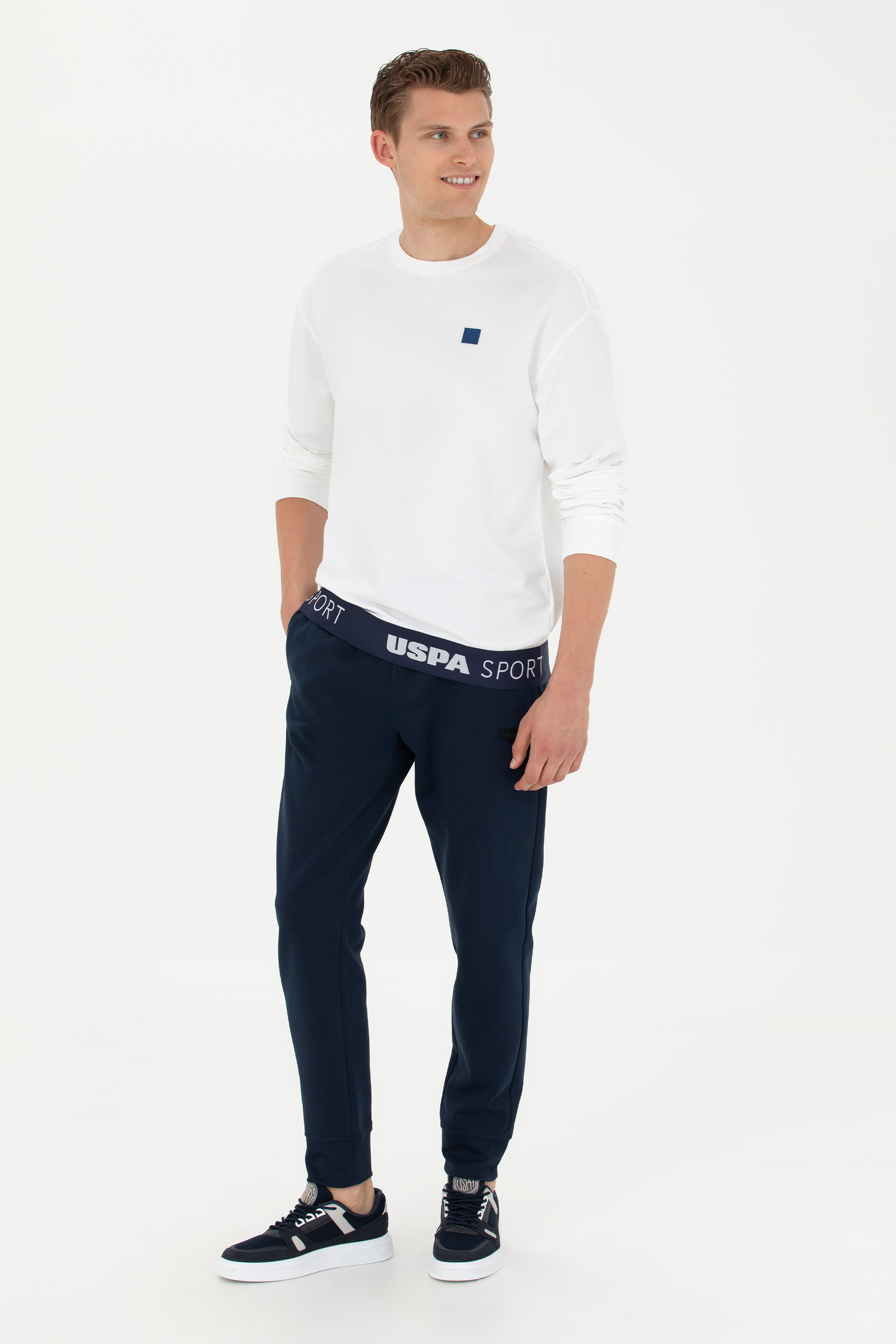 

Спортивные брюки мужские U.S. POLO Assn. G081SZ0OP0KARAN синие XL, Синий, G081SZ0OP0KARAN
