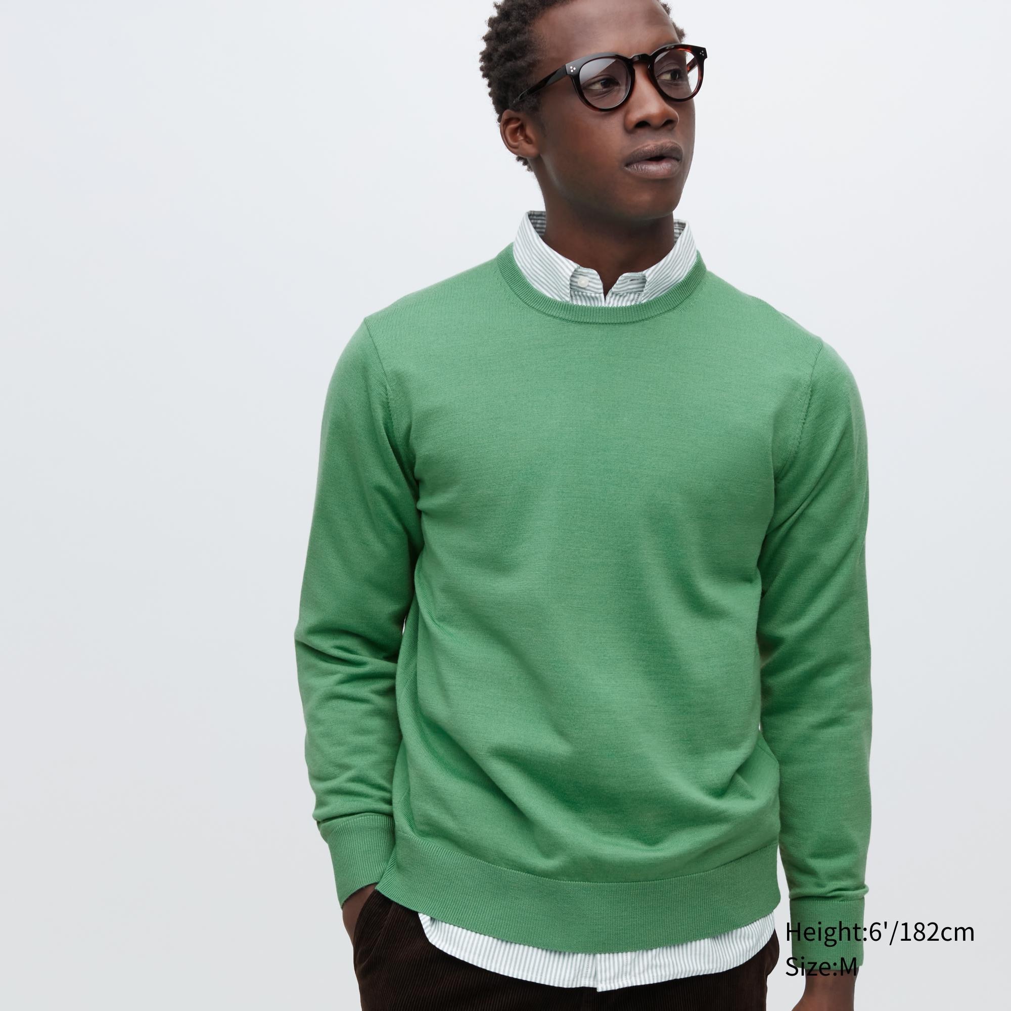 

Джемпер мужской UNIQLO 450535COL51 зеленый XS (доставка из-за рубежа), 450535COL51